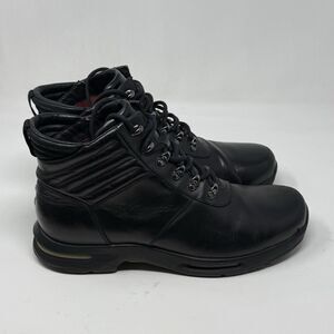 Rockport x Adidas Torsion Waterproof Boots Mens 11 M Black Leather Work Hiking
